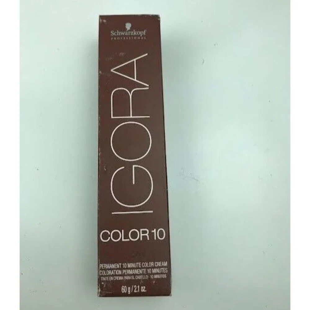 SCHWARZKOPF IGORA Color 10 Permanent, 6-65 Dark Blonde Auburn Gold - NEW